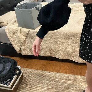 Emporio Armani Black detachable bell sleeves